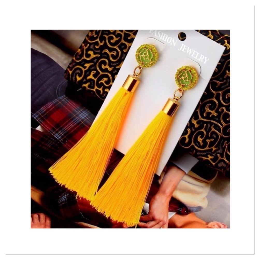 Long Tassel Earrings